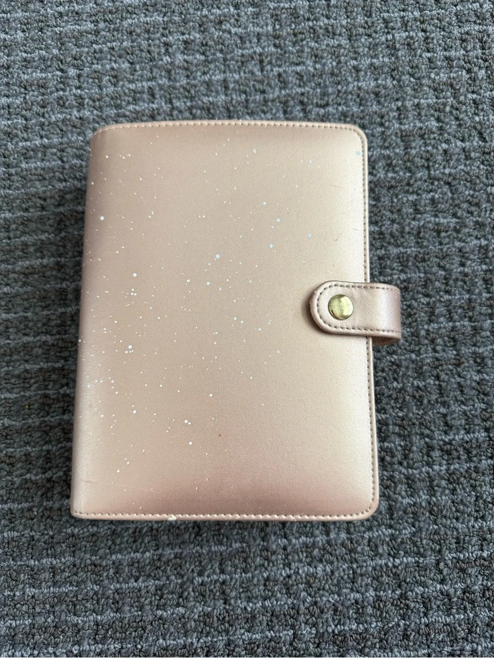 Rose Gold Planner with Gold Hardware